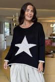 Big Softie Star Slouch Knit Black -